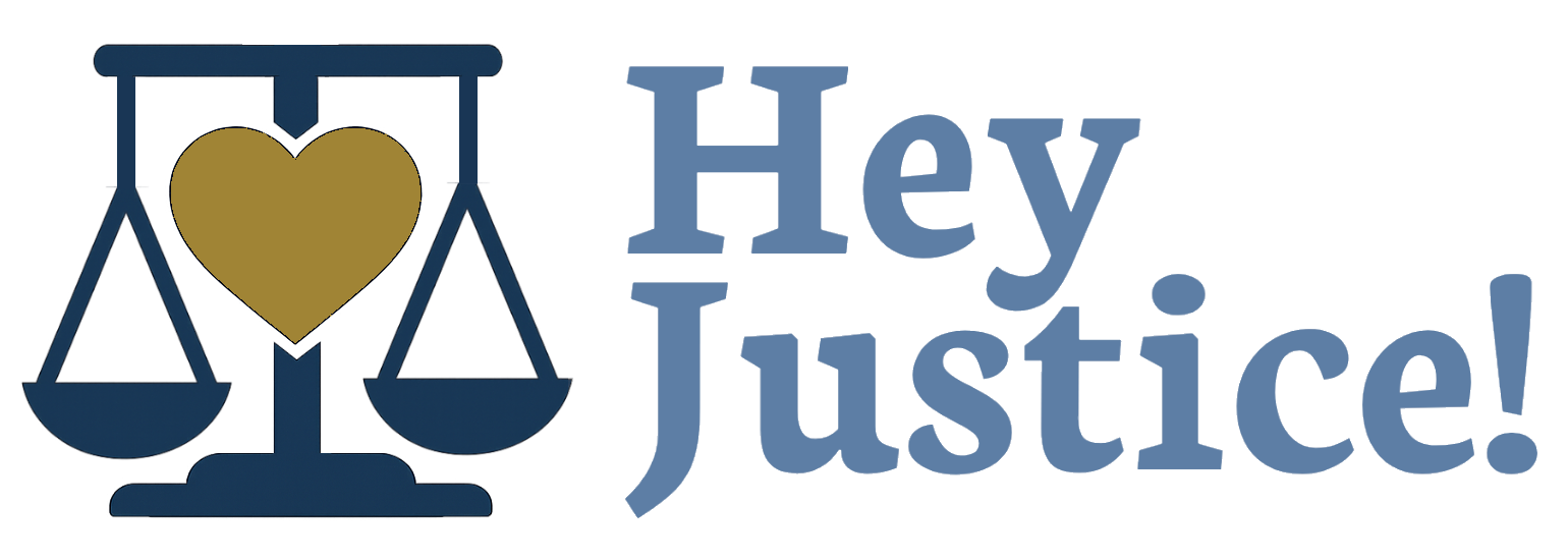 Hey Justice Logo